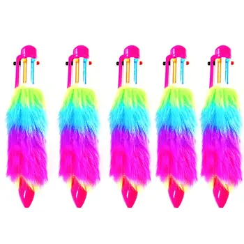 5pcs Plush Pen Six-color Ballpoint Pen Wholesale Creative Student Stationery Office Gift Writing Pen
5pcs Plush Pen Six-color Ballpoint Pen Wholesale Creative Student Stationery Office Gift Writing Pen