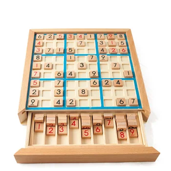 Wooden Sudoku Game Adult Logical Thinking Squared Children's Early Childhood Educational Board Games
Wooden Sudoku Game Adult Logical Thinking Squared Children's Early Childhood Educational Board Games