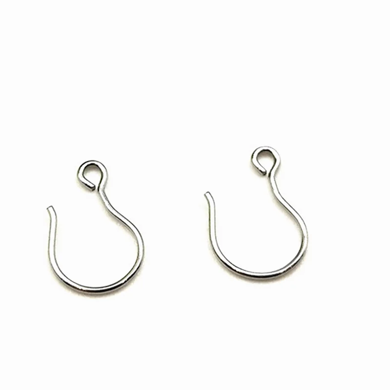 

Never Fade 316 Stainless Steel Titanium Simple Ear HookClasps Hooks Jewelry Making Accessories Earwire Findings 1