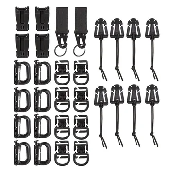 30Pcs/set Tactical Gear Clip Buckle Strap D-ring Hook Hook-n-loop Keychain Strap For Molle Backpack Webbing Attachments New
30Pcs/set Tactical Gear Clip Buckle Strap D-ring Hook Hook-n-loop Keychain Strap For Molle Backpack Webbing Attachments New