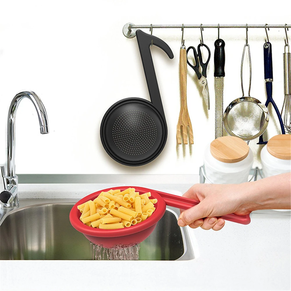 1Pc Kitchen Colanders And Strainers Creative Eighth Note Styling Colander Drain Basket Plastic Fruit Vegetable Washing Strainer
1Pc Kitchen Colanders And Strainers Creative Eighth Note Styling Colander Drain Basket Plastic Fruit Vegetable Washing Strainer
