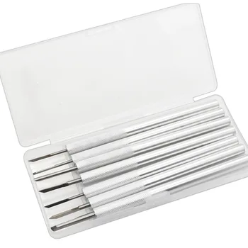 7Pcs Micro-Carving Chisel DIY Woodworking Chisel Wenwan Nuclear Carving Set Carving Chisel