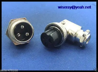 DHL/EMS 100 set 16mm 3-Pin Aviation plug Radio GX-16 XLR Right Angle Connector for Charger-A7
DHL/EMS 100 set 16mm 3-Pin Aviation plug Radio GX-16 XLR Right Angle Connector for Charger-A7
