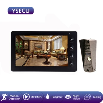 YSECU 7''Wired Black Video Doorbell Intercom System Camera Color LCD Indoor Monitor Unlock Talking Door Entry Panel
YSECU 7''Wired Black Video Doorbell Intercom System Camera Color LCD Indoor Monitor Unlock Talking Door Entry Panel