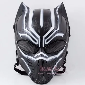 Airsoft Black Panther party Mask Cosplay Cs go Protective costume game maska super hero mascara paintball superheroes larp masks
Airsoft Black Panther party Mask Cosplay Cs go Protective costume game maska super hero mascara paintball superheroes larp masks