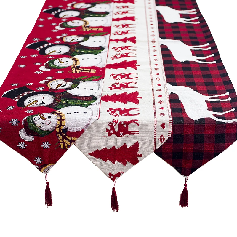 Cotton Embroidered Christmas Table Runners 180*35cm Deer Christmas Tree Table Runner Cloth Cover for Home New Year Decoration
Cotton Embroidered Christmas Table Runners 180*35cm Deer Christmas Tree Table Runner Cloth Cover for Home New Year Decoration