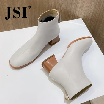 JSI Mid-calf 2020 New Arrival Black Womans Square Wooden Heels Women's Boots Concise Style Pointed Toe Lady Winter Shoes JO599
JSI Mid-calf 2020 New Arrival Black Womans Square Wooden Heels Women's Boots Concise Style Pointed Toe Lady Winter Shoes JO599