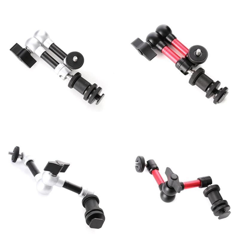 7" Magic Arm Adjustable Friction Articulating for DSLR Rig Monitor Light PTD Camera Control Picture Video Shooting Flash
7" Magic Arm Adjustable Friction Articulating for DSLR Rig Monitor Light PTD Camera Control Picture Video Shooting Flash