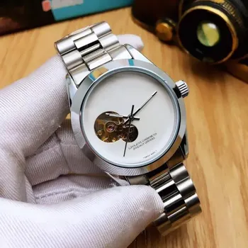Men's Stainless Steel 2020 Men's Watch with Automatic Gold Date and Skeleton Watch
Men's Stainless Steel 2020 Men's Watch with Automatic Gold Date and Skeleton Watch