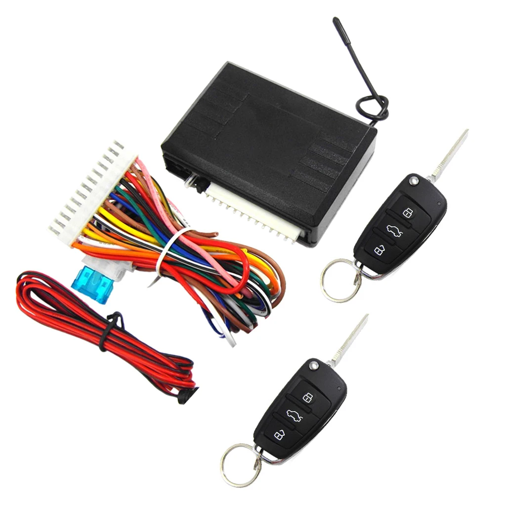 433MHz 12V Car Auto Alarm Remote Central Door Locking Keyless Entry System 433MHz 12V Car Auto Alarm Remote Central Door Locking Keyless Entry System
