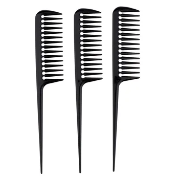 3Pcs Professional Teasing Comb - Rat Tail Comb for Back Combing, Teasing, Adding Volume, Great for Thin Hair or Fine Hair
3Pcs Professional Teasing Comb - Rat Tail Comb for Back Combing, Teasing, Adding Volume, Great for Thin Hair or Fine Hair