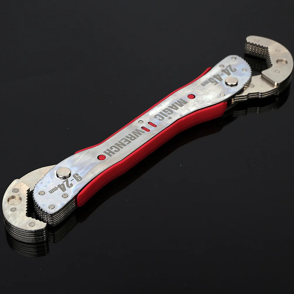 Magic Wrench 9-45mm Adjustable Multi-function Spanner Tools Universal Wrench Pipe Home Hand Tool Plumbers Repair Tools
Magic Wrench 9-45mm Adjustable Multi-function Spanner Tools Universal Wrench Pipe Home Hand Tool Plumbers Repair Tools
