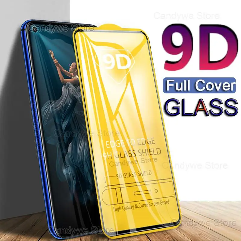 Защитное стекло 9D для Huawei Honor V30 9X 20 Pro 20s 8X 20i Nova 6 5T|Защитные стёкла и плёнки| |