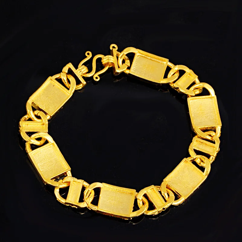 Fashion Bracelet Wrist Chain Yellow Gold Filled Womens Mens Bracelet Solid Jewelry Gift
Fashion Bracelet Wrist Chain Yellow Gold Filled Womens Mens Bracelet Solid Jewelry Gift