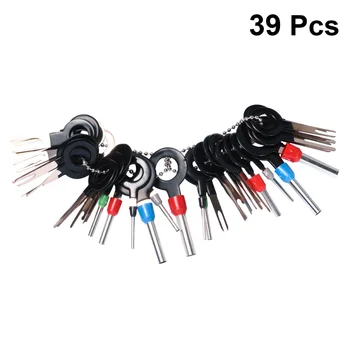 39pcs Terminal Removal Key Durable Stylus Repair Kit Connector Pin Release Extractor Puller for Vehicle Car Auto 
39pcs Terminal Removal Key Durable Stylus Repair Kit Connector Pin Release Extractor Puller for Vehicle Car Auto