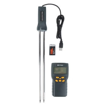 MD7822 LCD Display Black Backlight Mode Durable Practical Grain Moisture Tester Multipurpose CPU Temperature Measuring Digital
MD7822 LCD Display Black Backlight Mode Durable Practical Grain Moisture Tester Multipurpose CPU Temperature Measuring Digital