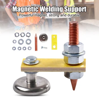 Economical Welding Magnetic Head Ground Wire Tool Magnetic Welding Support Strong Magnetism Grounding Accessories ds99
Economical Welding Magnetic Head Ground Wire Tool Magnetic Welding Support Strong Magnetism Grounding Accessories ds99