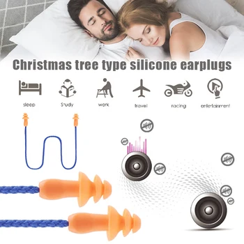 Silicone Tree Model Earplugs Anti-noise High Decibel Protection Reusable In-Ear Earplug Hybrid Noise Reduction Sleep Swimming
Silicone Tree Model Earplugs Anti-noise High Decibel Protection Reusable In-Ear Earplug Hybrid Noise Reduction Sleep Swimming