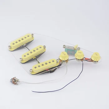Loaded Pre-wired SSS Alnico V Single Coil Pickups Wiring Harness Prewired Ivory ( #0007 )
Loaded Pre-wired SSS Alnico V Single Coil Pickups Wiring Harness Prewired Ivory ( #0007 )