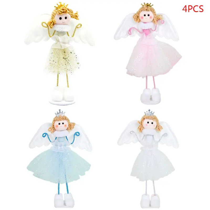 4pcs/set Christmas Wing Angel Doll Decoration Home Xmas Party New Year Gift Table Desk Ornaments Kids Toy 
4pcs/set Christmas Wing Angel Doll Decoration Home Xmas Party New Year Gift Table Desk Ornaments Kids Toy