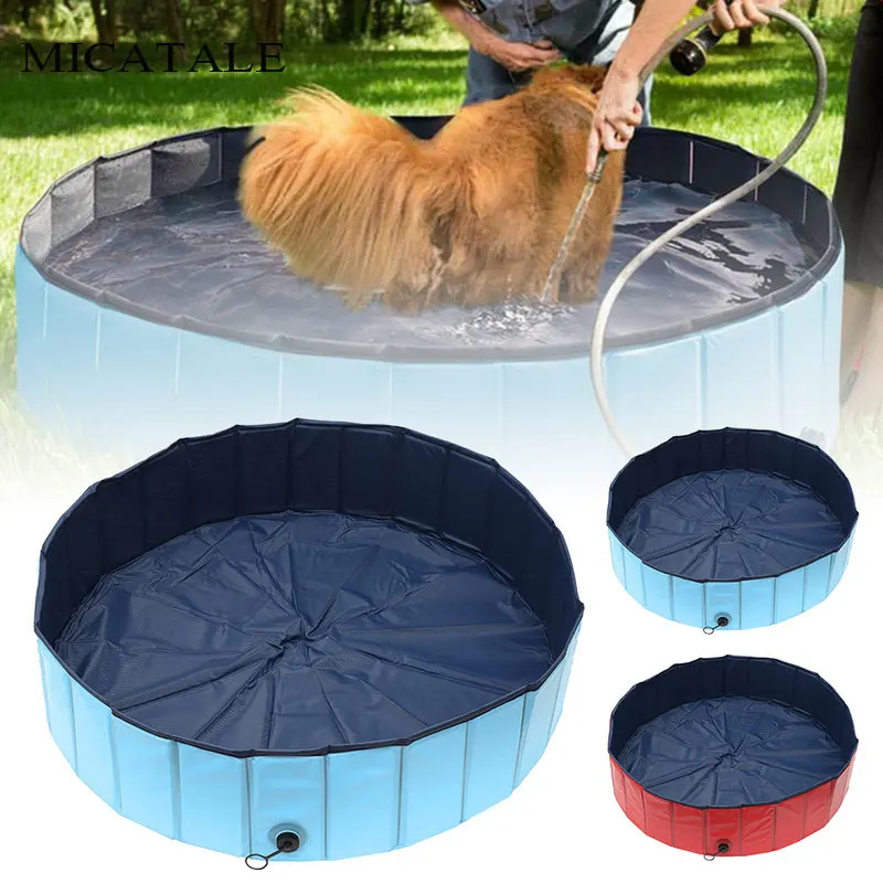 MICATALE Foldable Dog Swimming Pool PVC Pet Bath Swimming Tub Bathtub Pets Summer Bathing Pools for Dogs Cats Kids Drop Shipping
MICATALE Foldable Dog Swimming Pool PVC Pet Bath Swimming Tub Bathtub Pets Summer Bathing Pools for Dogs Cats Kids Drop Shipping