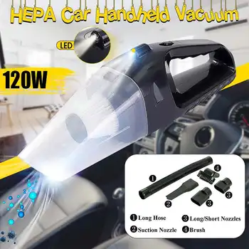 Car Dust Vacuum Cleaner Handheld 120W Portable Vacuum Cleaner Wet Dry Dual-Use Car Cleaning Tool Interior Accessories With Bag
Car Dust Vacuum Cleaner Handheld 120W Portable Vacuum Cleaner Wet Dry Dual-Use Car Cleaning Tool Interior Accessories With Bag