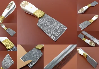 Leather Craft Antlers Handle Japan Damascus Steel All Purpose Knife Cutter Tool Square Point - Sewing Stitching Carving Stamping
Leather Craft Antlers Handle Japan Damascus Steel All Purpose Knife Cutter Tool Square Point - Sewing Stitching Carving Stamping