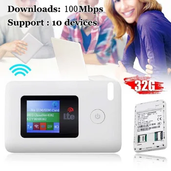 2020 New Stylish Portable 100Mbps 4G WIFI Router LCD 100Mbps 3G 4G Lte MIFI Broadband B1/B3 Band For 10 Wi-Fi Accesses
2020 New Stylish Portable 100Mbps 4G WIFI Router LCD 100Mbps 3G 4G Lte MIFI Broadband B1/B3 Band For 10 Wi-Fi Accesses