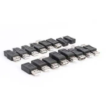 16pcs OTG Converter Adapter Mini USB Micro USB Type-B USB Plug Connector for Tablet Compact and Portable Carry Convenient
16pcs OTG Converter Adapter Mini USB Micro USB Type-B USB Plug Connector for Tablet Compact and Portable Carry Convenient