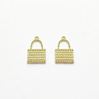 New arrival! 24x15mm 50pcs Imitation pearl lock shape charm for Jewelry Earrings DIY parts,hand Made Earring Making
New arrival! 24x15mm 50pcs Imitation pearl lock shape charm for Jewelry Earrings DIY parts,hand Made Earring Making