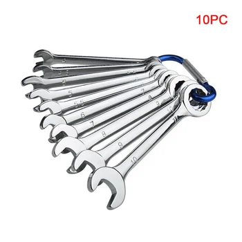 10pcs Anti Slip Combination Mini Durable Dual Use Multifunctional Practical Repair Plum End Portable Spanner Wrench Set 4-11mm
10pcs Anti Slip Combination Mini Durable Dual Use Multifunctional Practical Repair Plum End Portable Spanner Wrench Set 4-11mm