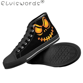 ELVISWORDS Vulcanize Shoes Men Spring Trendy White/Black Sole Nightmare before Christmas Printed Sneakers High Top Lace-up Shoes
ELVISWORDS Vulcanize Shoes Men Spring Trendy White/Black Sole Nightmare before Christmas Printed Sneakers High Top Lace-up Shoes