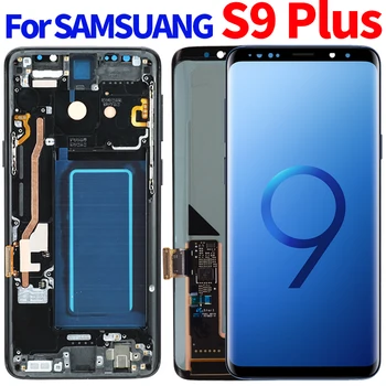 ORIGINAL AMOLED for SAMSUNG Galaxy S9+ S9 Plus G965 G965U G965F LCD display Touch Screen Digitizer Replacement with Frame
ORIGINAL AMOLED for SAMSUNG Galaxy S9+ S9 Plus G965 G965U G965F LCD display Touch Screen Digitizer Replacement with Frame