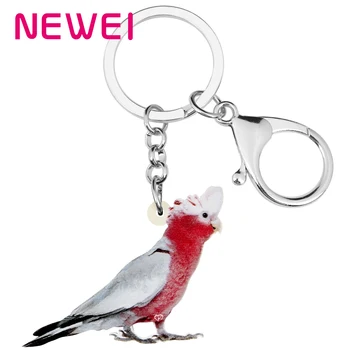 Newei Acrylic Flying Major Mitchell's Cockatoo Keychains Lovely Bird Animal Keyring Jewelry For Women Men Teen Bag Decoration
Newei Acrylic Flying Major Mitchell's Cockatoo Keychains Lovely Bird Animal Keyring Jewelry For Women Men Teen Bag Decoration
