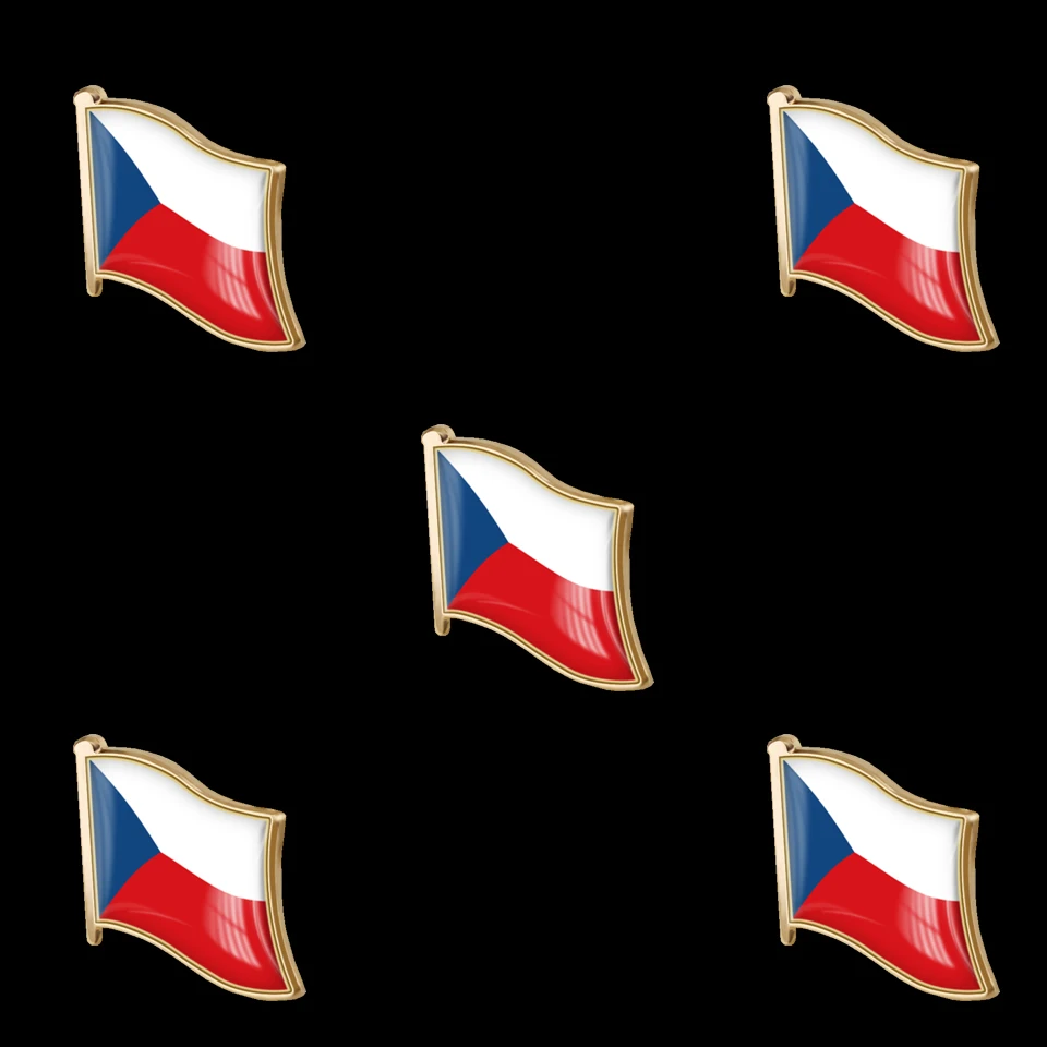 5 Pieces Czech Republic National Flag Lapel Pin Official Unique Pins and Brooches (Value Pack)
5 Pieces Czech Republic National Flag Lapel Pin Official Unique Pins and Brooches (Value Pack)