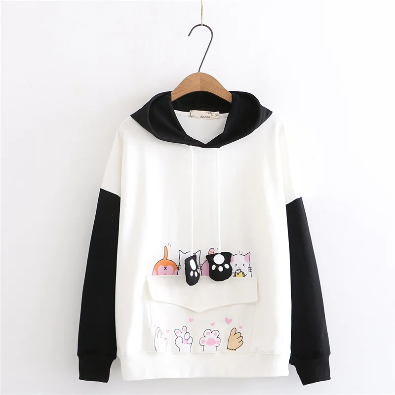 Harajuku Kawaii Pink Hoodies for Women Japanese Cute Cat Graphic Ears Hooded Sweatshirt Korea Fashion Sweet Anime Girls Pullover
Harajuku Kawaii Pink Hoodies for Women Japanese Cute Cat Graphic Ears Hooded Sweatshirt Korea Fashion Sweet Anime Girls Pullover