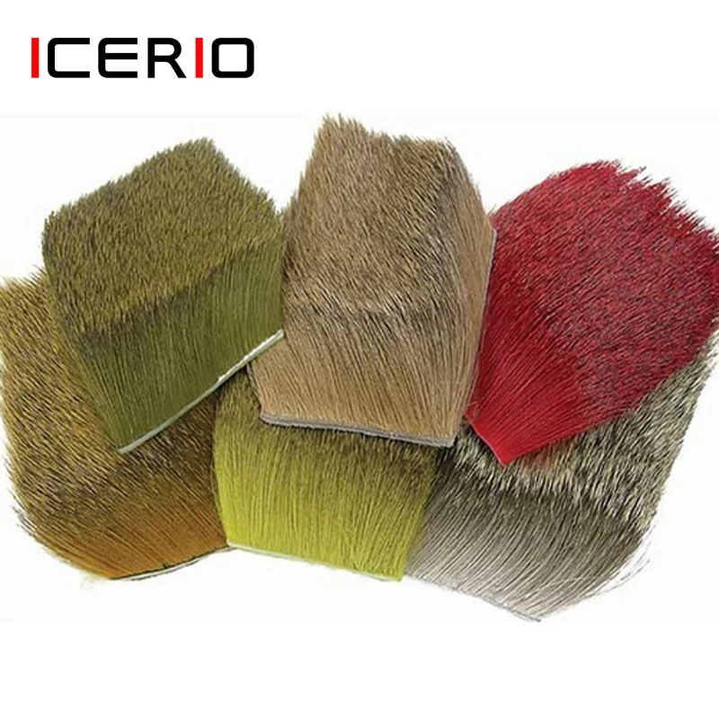 ICERIO 5 Piece Natural Deer Hair for Fly Tying Dry Flies Hopper Caddis Wings and Bodies Spinning Bass Bugs Making Material 
ICERIO 5 Piece Natural Deer Hair for Fly Tying Dry Flies Hopper Caddis Wings and Bodies Spinning Bass Bugs Making Material