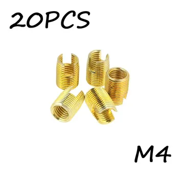 20pcs/ 302 Slotted Type Wire Thread Insert Nut Galvanized Self Tapping insert Screw Repair M4
20pcs/ 302 Slotted Type Wire Thread Insert Nut Galvanized Self Tapping insert Screw Repair M4