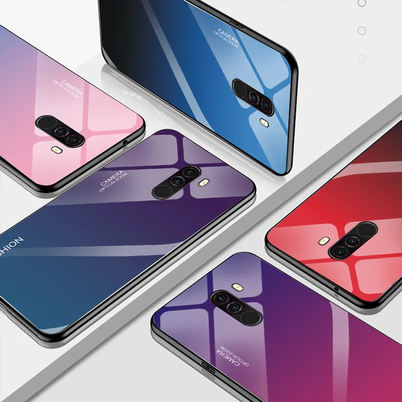 YOUVEI Case For Xiaomi Redmi 6 6A 7 7A Note 7 Gradient Tempered Glass Cases Back Cover for Pocophone F1 Tempered Glass Case
YOUVEI Case For Xiaomi Redmi 6 6A 7 7A Note 7 Gradient Tempered Glass Cases Back Cover for Pocophone F1 Tempered Glass Case