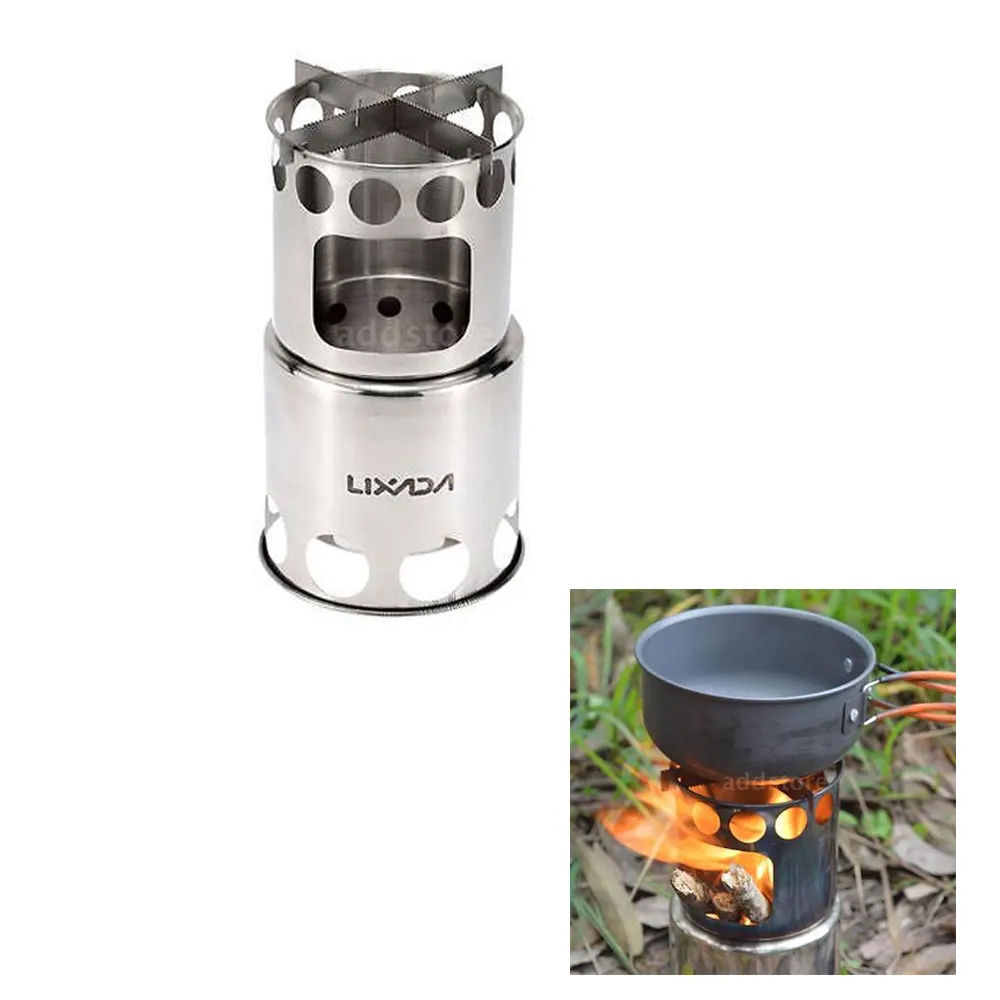 Camping Stove Outdoor Wood Stove Portable Stainless Steel Stove Fire woods Furnace Lightweight BBQ Picnic Stove
Camping Stove Outdoor Wood Stove Portable Stainless Steel Stove Fire woods Furnace Lightweight BBQ Picnic Stove