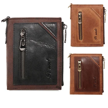 PI UNCLE Anti-Theft Brushed RFID Leather Wallet Men's Business Zipper Card Holder Coinpurse Small Male Wallet Quality Mini
PI UNCLE Anti-Theft Brushed RFID Leather Wallet Men's Business Zipper Card Holder Coinpurse Small Male Wallet Quality Mini