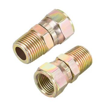 uxcell Hose Swivel Joint 1/2PT Male Pipe x G1/2 Female Pipe Anti-Twist Hose Fitting for Pressure Power Washer Hoses 2Pcs 
uxcell Hose Swivel Joint 1/2PT Male Pipe x G1/2 Female Pipe Anti-Twist Hose Fitting for Pressure Power Washer Hoses 2Pcs