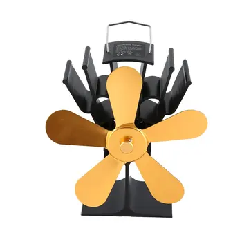 Five-Leaf Thermal Power Fireplace Fan Heat Powered Wood Stove Fan For Wood Log Burner Fireplace Eco Friendly Fans Log Heaters
Five-Leaf Thermal Power Fireplace Fan Heat Powered Wood Stove Fan For Wood Log Burner Fireplace Eco Friendly Fans Log Heaters