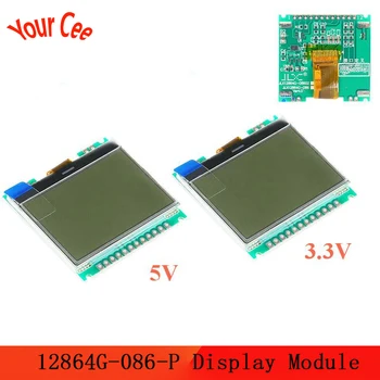 12864G-086-P 128X64 Serial SPI Backlight COG LCD Display Module Screen 12864 Dot Matrix Module Build-in LCM 128*64 3.3V 5V
12864G-086-P 128X64 Serial SPI Backlight COG LCD Display Module Screen 12864 Dot Matrix Module Build-in LCM 128*64 3.3V 5V