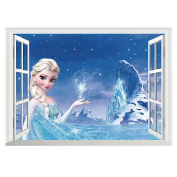 Princess 3d Window Wall Stickers Home Decoration Frozen Anime Mural Art Kids Room Wall Decals Movie Poster 
Princess 3d Window Wall Stickers Home Decoration Frozen Anime Mural Art Kids Room Wall Decals Movie Poster