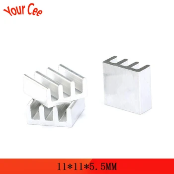 10 pcs 11*11*5.5mm Heatsink Cooling Fin Radiator Aluminum Cooler Heat Sink for Chip, LED, Power IC Transistor, Module PBC
10 pcs 11*11*5.5mm Heatsink Cooling Fin Radiator Aluminum Cooler Heat Sink for Chip, LED, Power IC Transistor, Module PBC