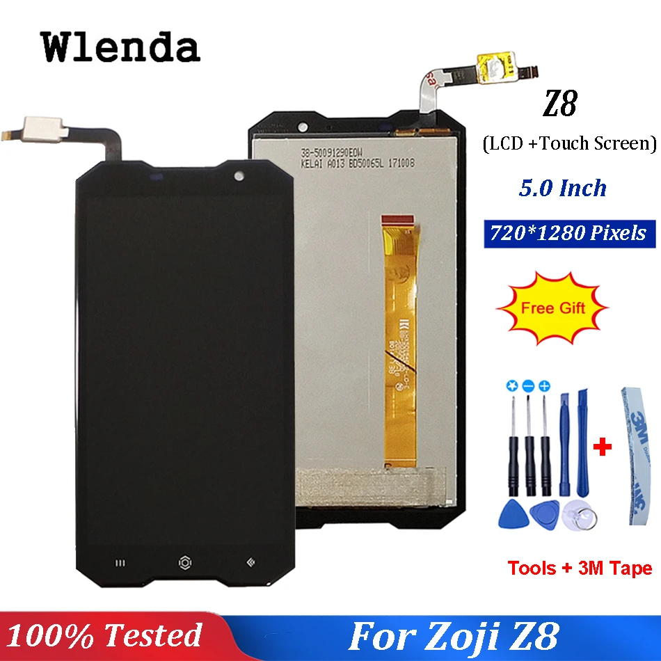 5.0"inch For Homtom Zoji Z8 LCD Display+Touch Screen Digitizer Assembly For Zojii Z8 Accessory+Free Tools
5.0"inch For Homtom Zoji Z8 LCD Display+Touch Screen Digitizer Assembly For Zojii Z8 Accessory+Free Tools