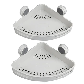 2Pack Suction Corner Shower Caddy Bathroom Shower Shelf Storage Basket Wall Mounted Organizer for Kitchen&Bathroom-Gray
2Pack Suction Corner Shower Caddy Bathroom Shower Shelf Storage Basket Wall Mounted Organizer for Kitchen&Bathroom-Gray