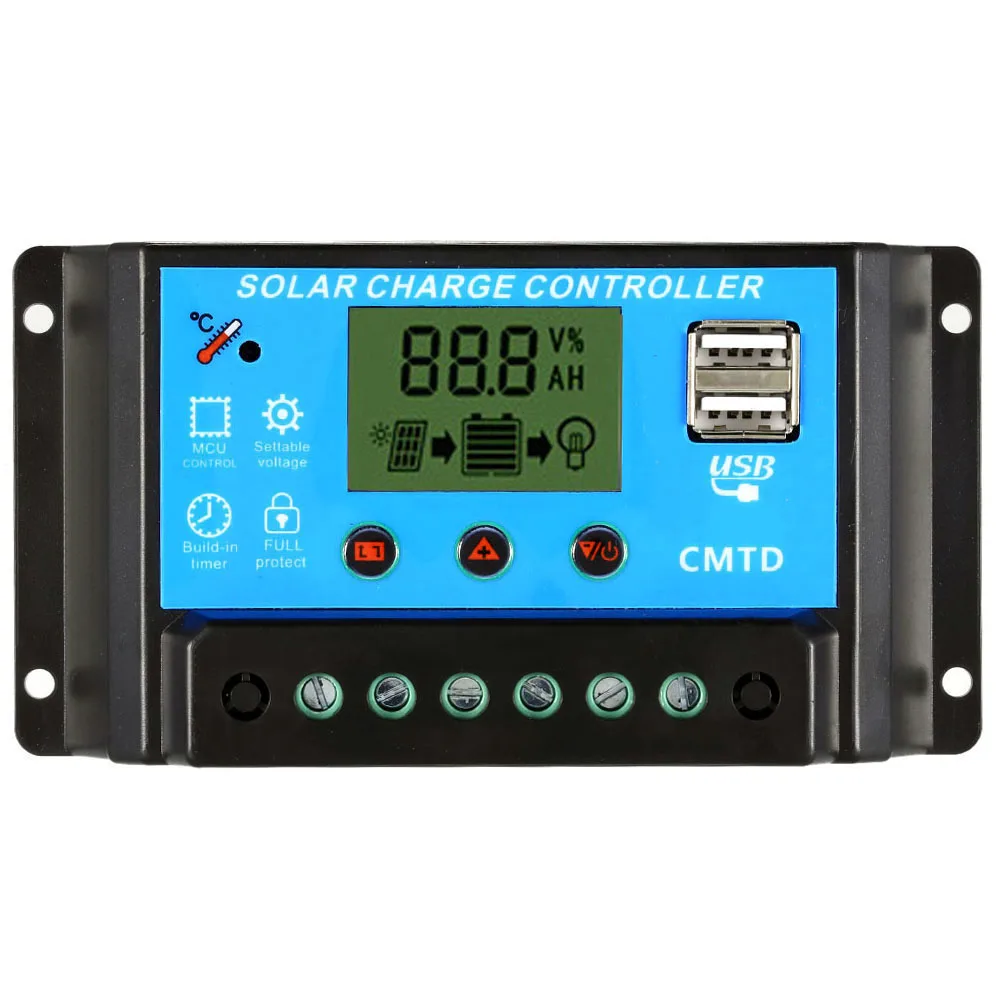 Hot New PWM Charging Regulator LCD Solar Charge Controller 20A 12.6V for Solar Battery Panel Lithium Battery Lamp
Hot New PWM Charging Regulator LCD Solar Charge Controller 20A 12.6V for Solar Battery Panel Lithium Battery Lamp
