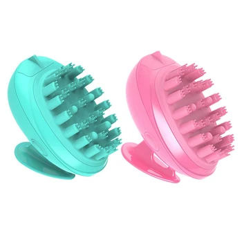Scalp Massaging Shampoo Brush Handheld Vibrating Head Scalp Massager Scalp Care Brush with Flexible Silicone Bristles
Scalp Massaging Shampoo Brush Handheld Vibrating Head Scalp Massager Scalp Care Brush with Flexible Silicone Bristles
